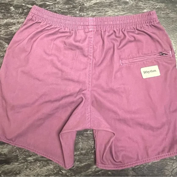 Rhythm Purple Drawstring Shorts - Picture 2 of 2